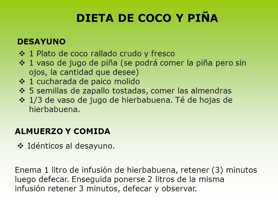 dieta de zapallo